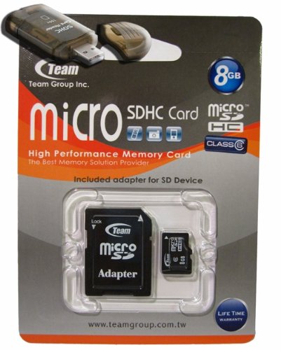 8GB Turbo Class 6 MicroSDHC Memory Card. High Speed For Samsung Convoy U640 Corby S3650 DELVE Comes with a free SD and USB Ad
