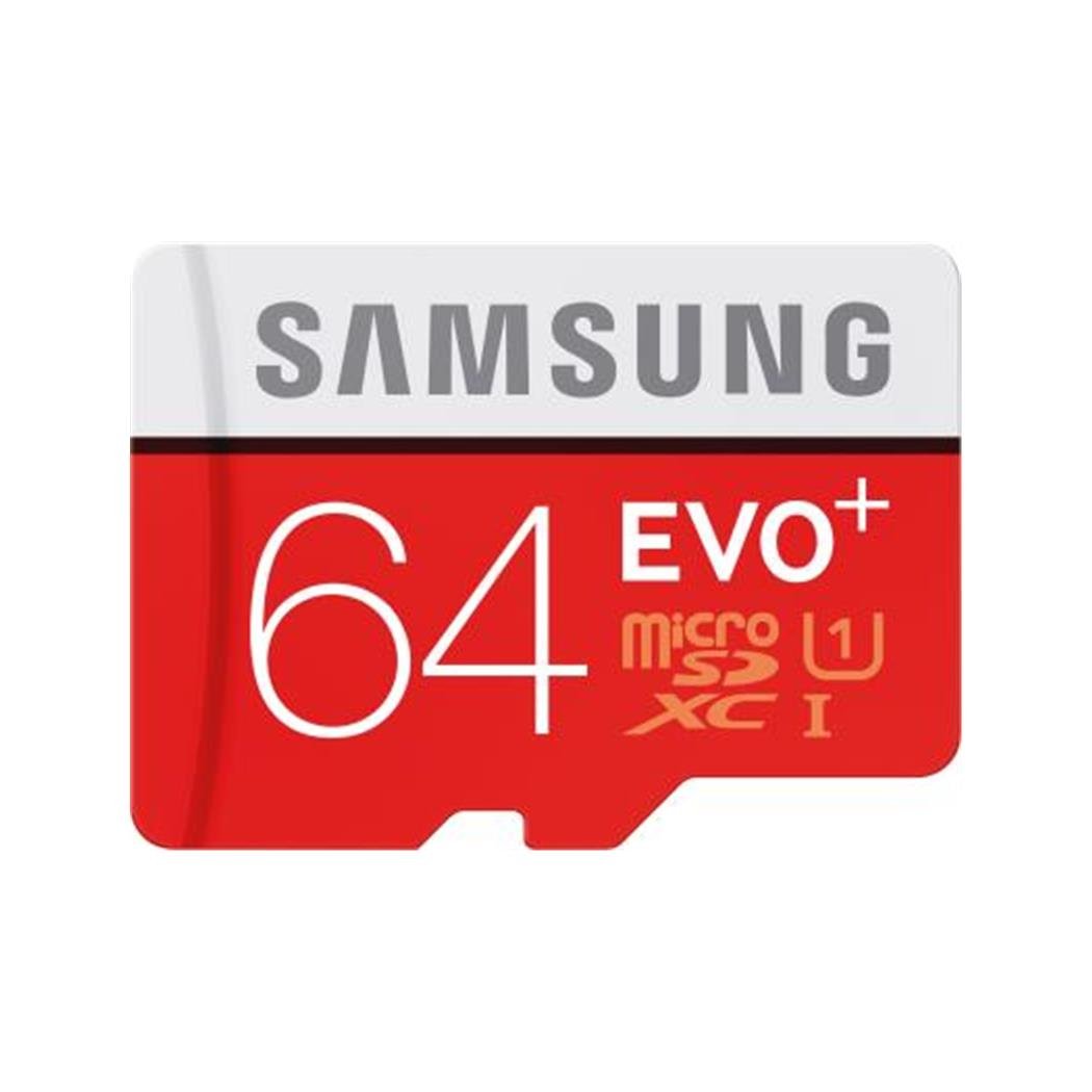 Samsung 64GB EVO Plus Class 10 Micro SDXC with Adapter 80mbs MB-MC64DA並行輸入品