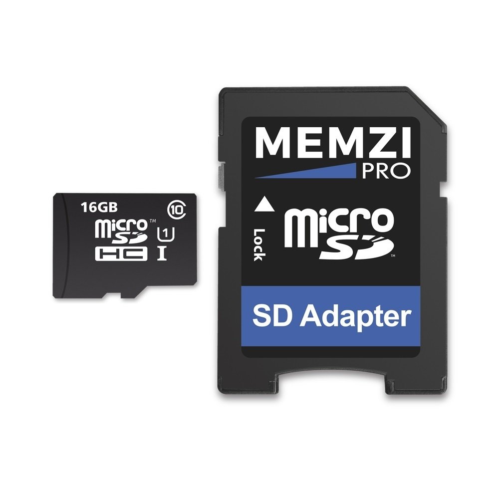 MEMZI PRO 16GB Class 10 90MBs Micro SDHC Memory Card with SD Adapter for VTech Kidizoom Digital Cameras or Camcorders InnoT