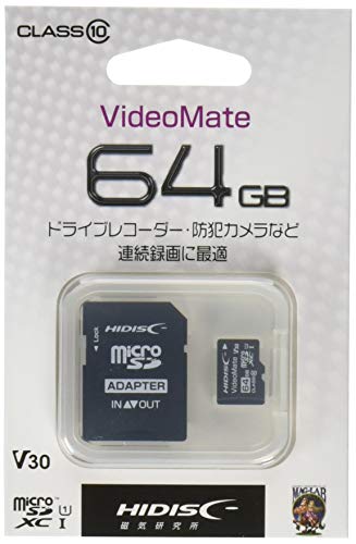 HIDISC 64GB Class 10 UHS-I HDMCSDH64GCL10VM MicroSDXC Memory Card並行輸入品