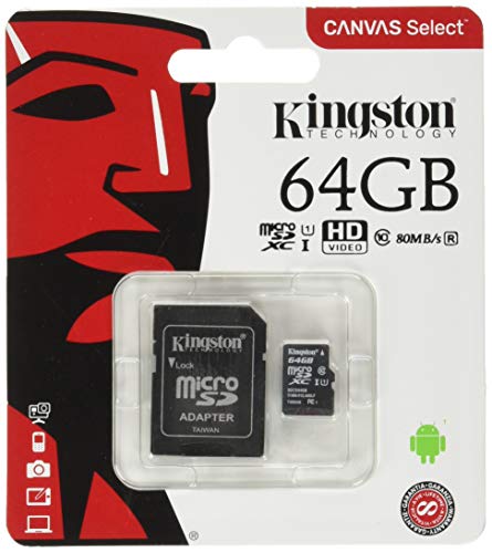Kingston SDCS64GBCR microSDXC Class 10 Flash Memory Card SDCS並行輸入品