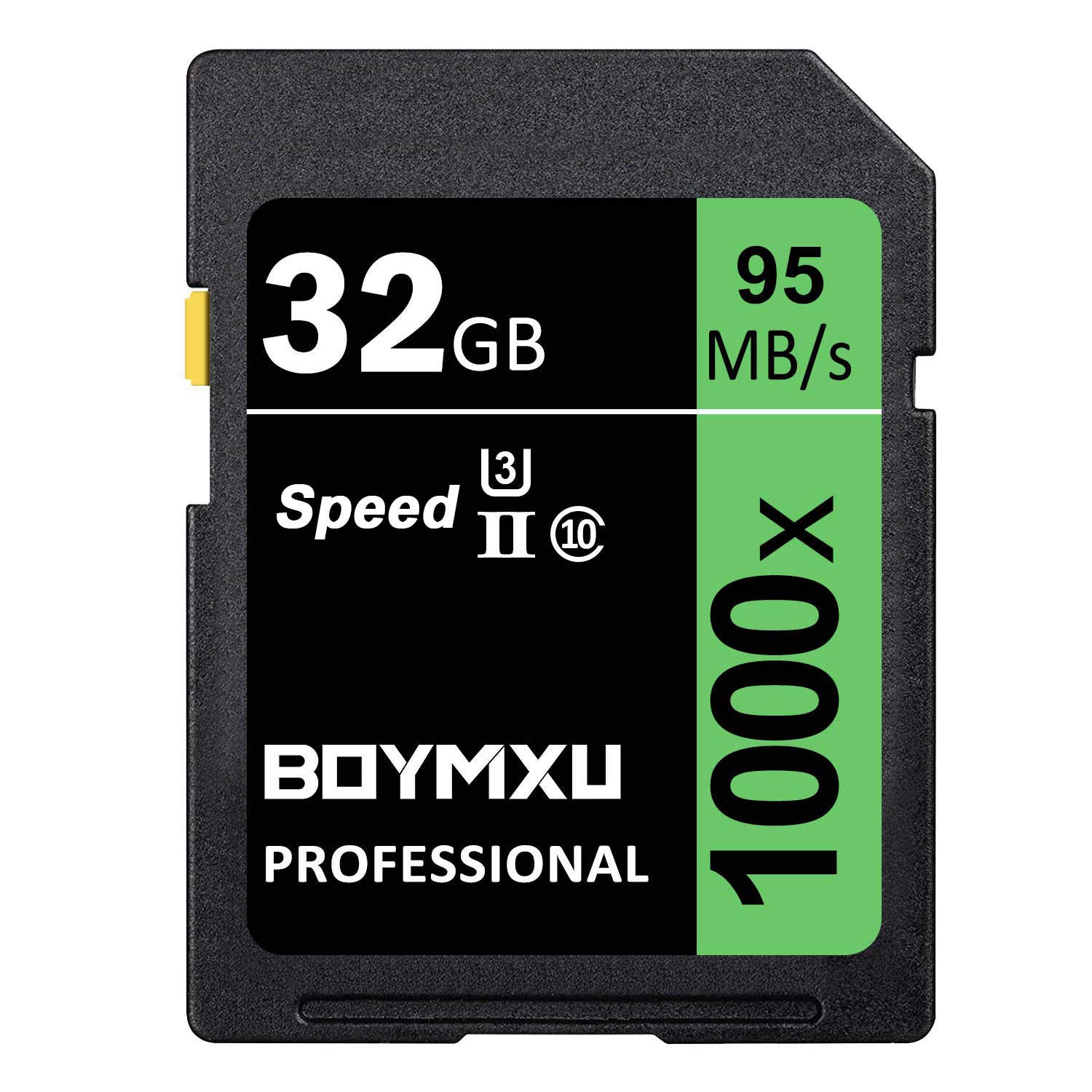 32GB Memory Card U3 BOYMXU Professional 1000 x Class 10 Card U3 Memory Card Compatible Computer Cameras and Camcorders Came