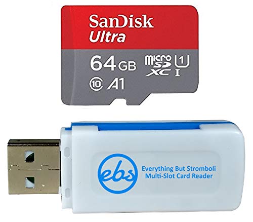 SanDisk 64GB SDXC Micro Ultra Memory Card Bundle Works with Motorola Moto G7 G7 Play G7 Plus G7 Power SDSQUAR-064G-GN6MN