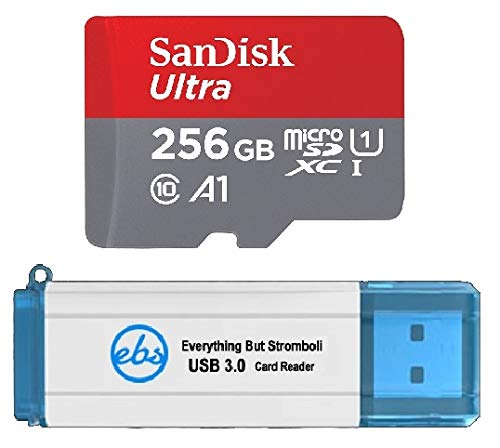 SanDisk 256GB SDXC Micro Ultra Memory Card Works with Samsung Galaxy S10 S10 S10e Phone Class 10 SDSQUAR-256G-GN6MN Bund
