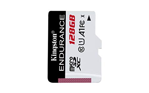 Kingston High Endurance 128GB MicroSD SDXC Flash Memory Card High Performance 1080P Full HD Up to 95MBS Read SDCE128GB