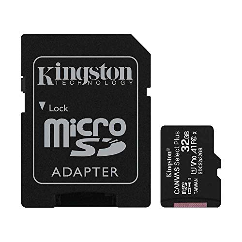 Kingston 32GB microSDHC Canvas Select Plus Class 10 Flash Memory Cards Two Pack Single Adapter SDCS2 Memory並行輸入品