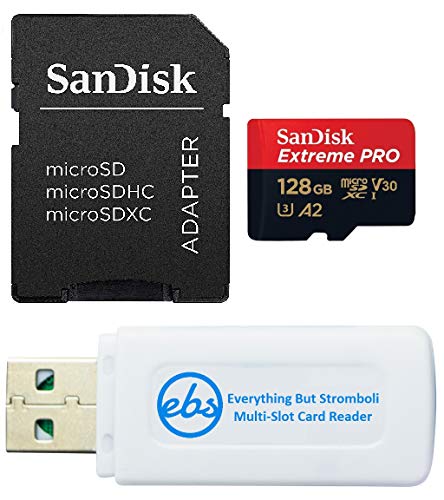 SanDisk Extreme Pro 128GB Micro SD Memory Card for GoPro Hero 9 Black Camera Hero9 UHS-1 U3 V30 A2 4K Class 10 SDSQXCY-128