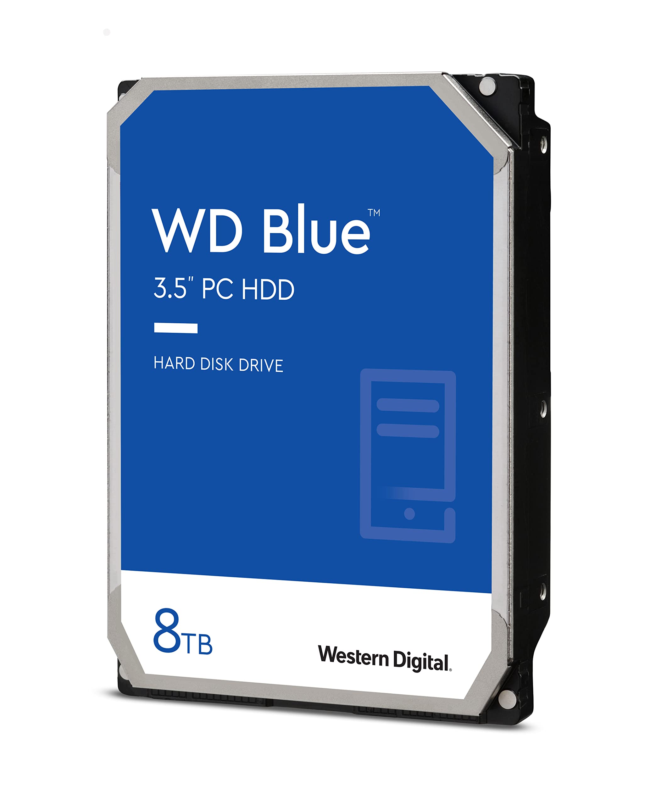 Western Digital 8TB WD ブルー PC ハードドライブ HDD - 5640 RPM SATA 6 Gbs 128 MB キャッシュ 3.5インチ - WD