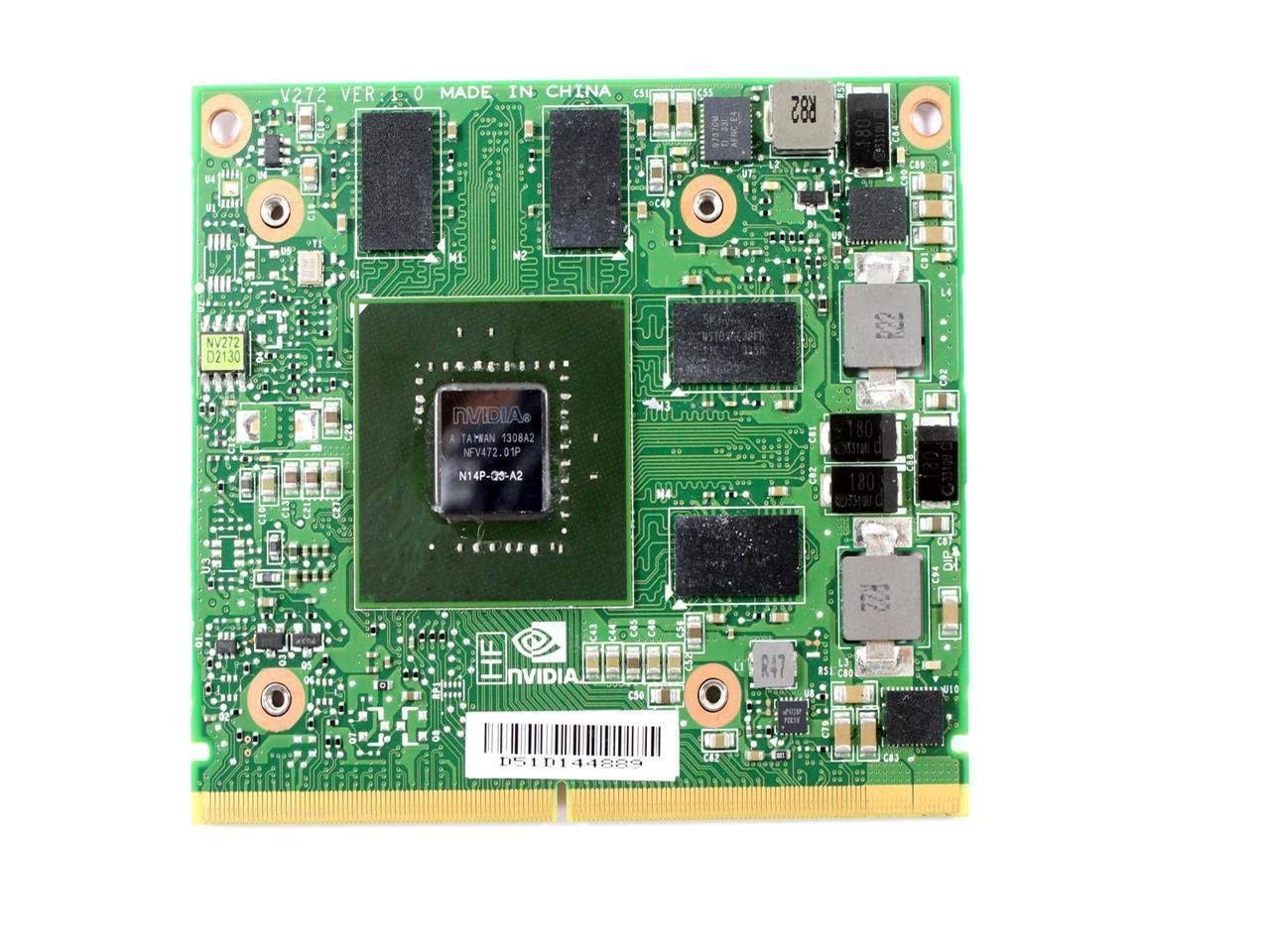 New Genuine Dell Precision M4700 Nvidia Quadro K2000M 128-bit 2GB DDR5 SDRAM PCIe 3.0 x16 Video Graphic Card D30WG 0D30WG CN-