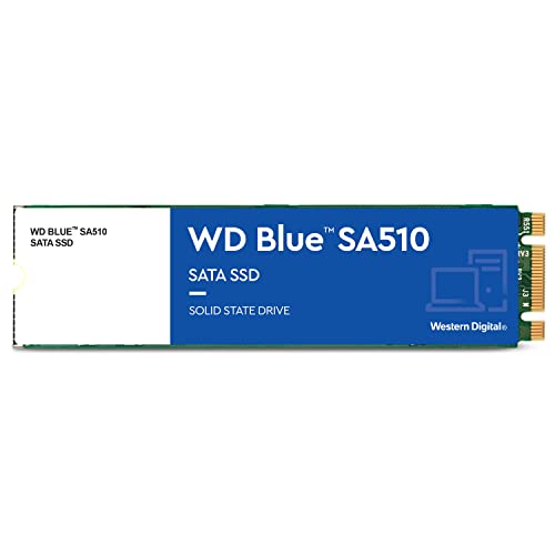 Western Digital 500GB WD Blue SA510 SATA 内蔵ソリッドステートドライブ SSD - SATA III 6Gbs M.2 2280 最大560MB