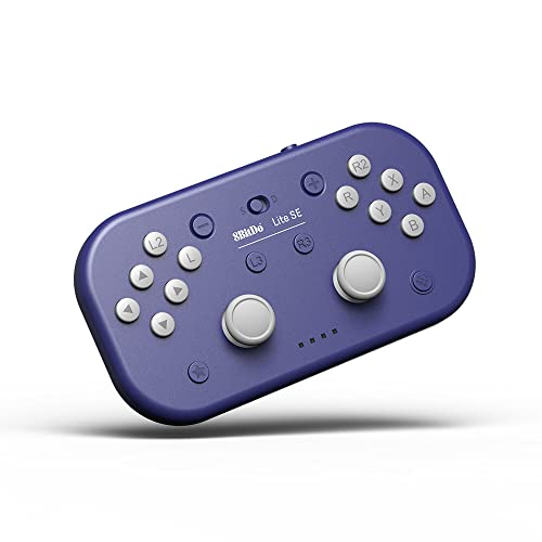 8Bitdo Lite SE Bluetooth Gamepad for Switch Android iPhone iPad macOS and Apple TV for Gamers with Limited Mobility並