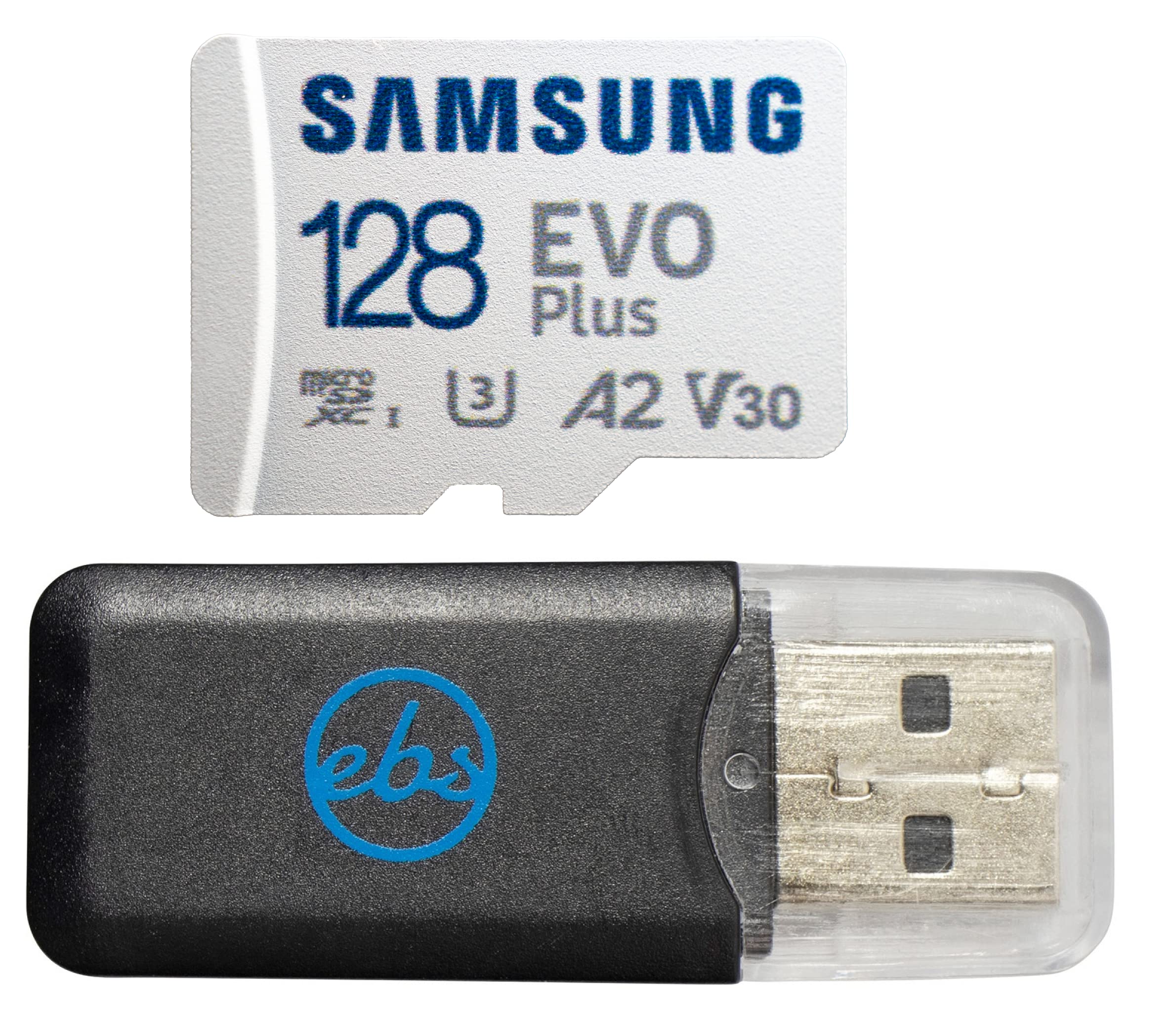 Samsung EVO Plus 128GB MicroSDXC SD Memory Card Works with Samsung Galaxy A04s Galaxy A04 Smart Phones MB-MC128KA U3 C10 4