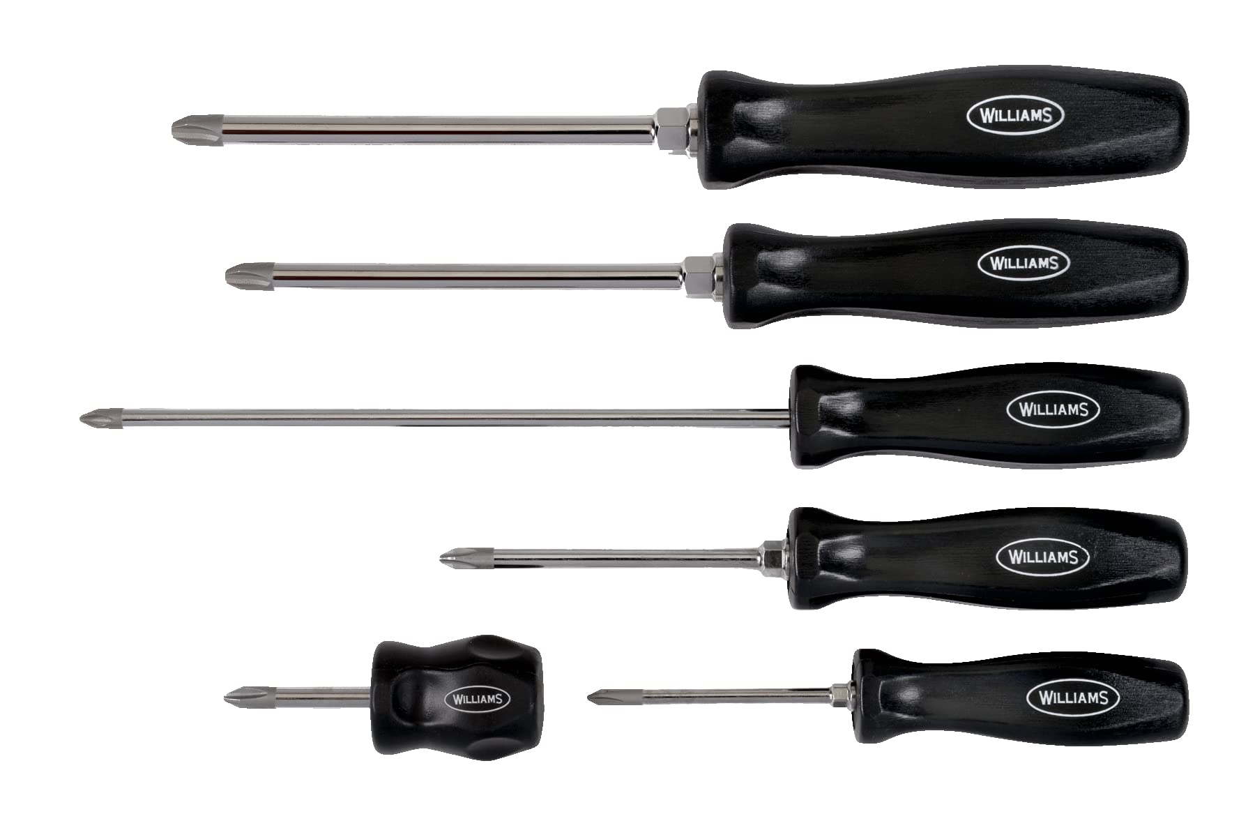 Williams 100P-6PD 6-Piece Premium Phillips Screwdriver Set by Snap-on Industrial Brand JH Williams 並行輸入品並行輸