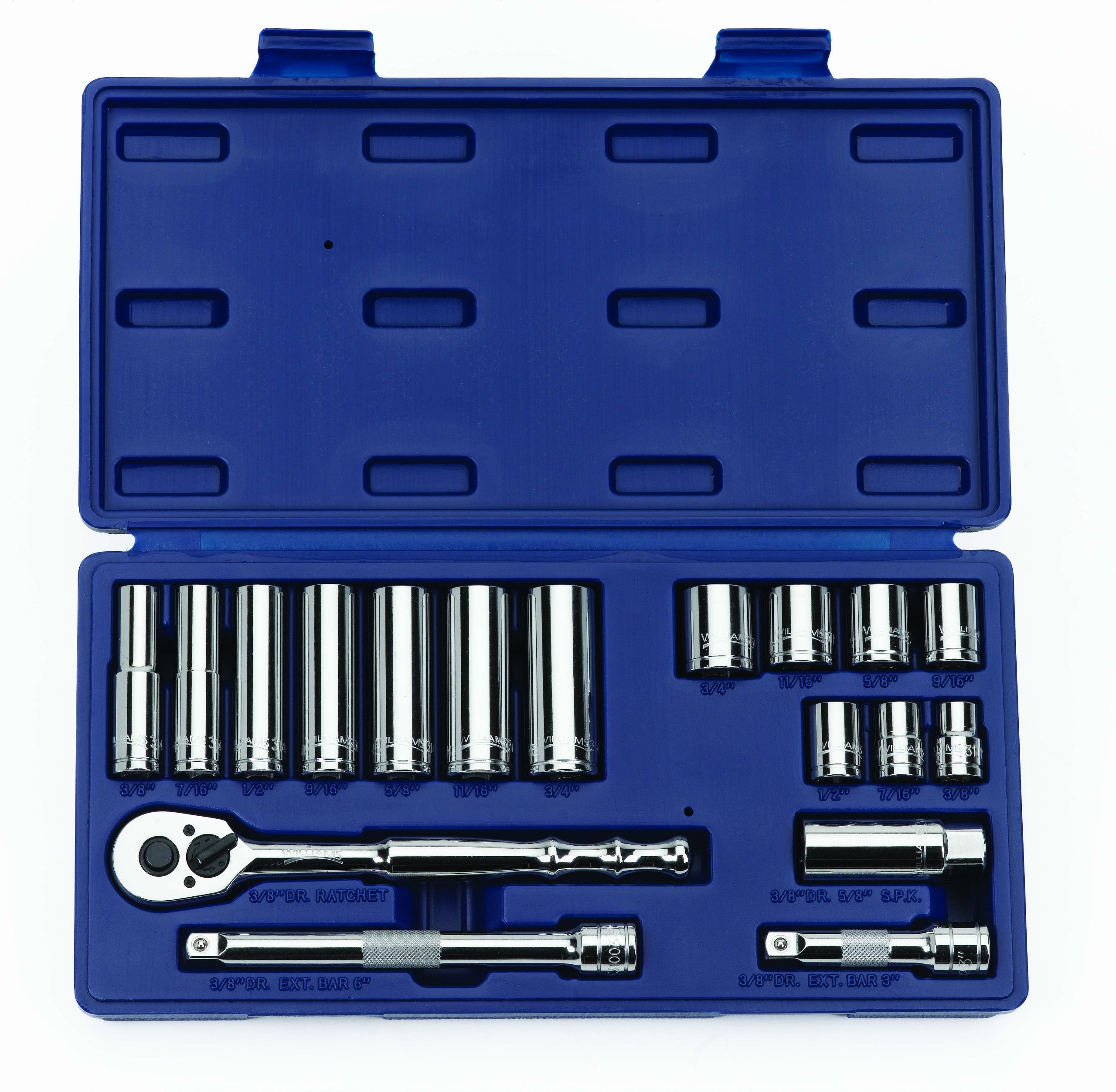 Williams 50664 38-Inch Drive Socket and Drive Tool Set 18-Piece by Snap-on Industrial Brand JH Williams 並行輸入品