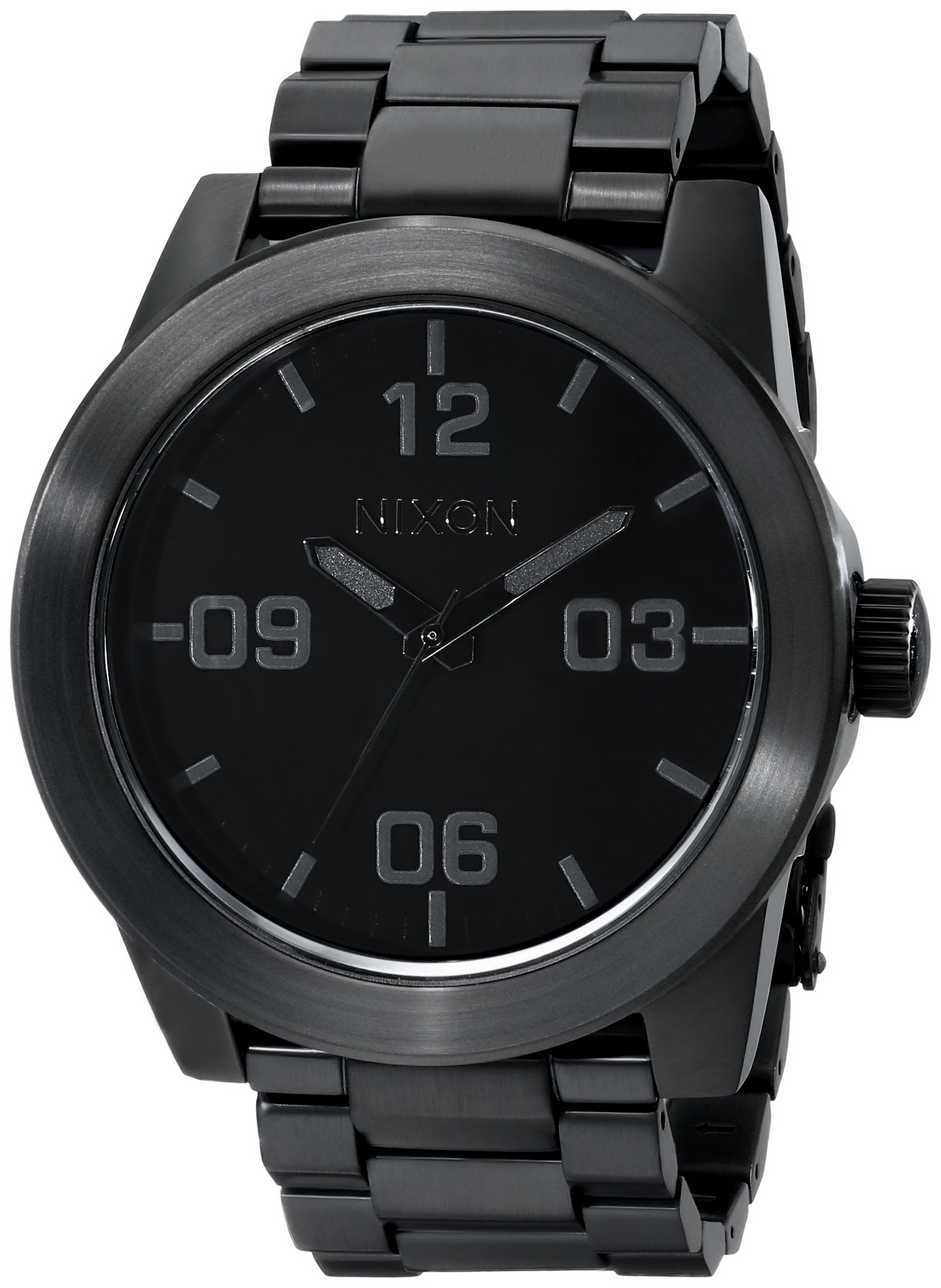 NIXON Corporal SS A346. 100m Water Resistant XL Mens Watch 48mm Watch Face. 24mm Stainless Steel Band並行輸入品
