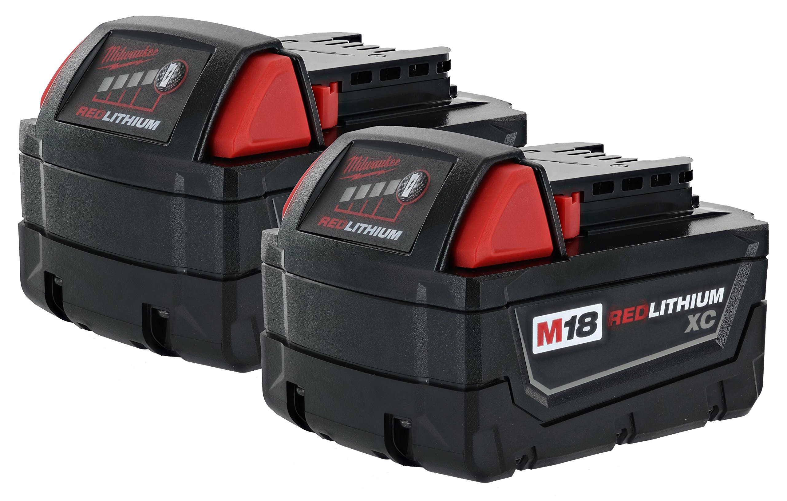 Milwaukee 48-11-1828 M18 XC RED LITHIUM 18-Volt Lithium-ion Cordless Tool Battery 2 pack並行輸入品