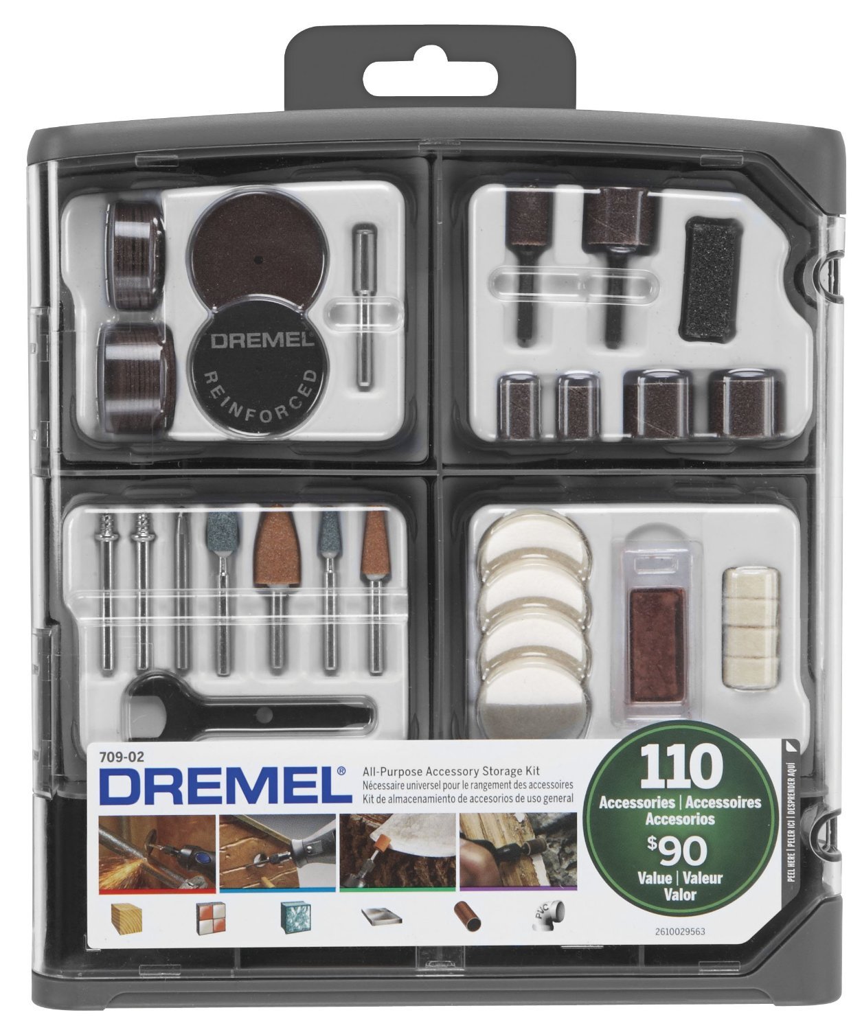 DREMEL ドレメル ロータリー アクセサリーキット 110ピース 並行輸入品 並行輸入品並行輸入品