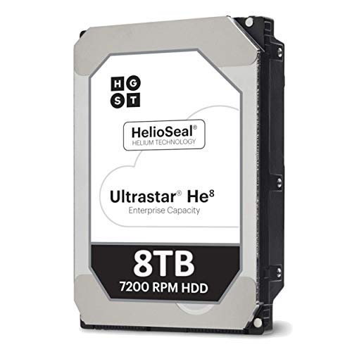 HGST 8TB UltraStar HE8 SATA 7200 RPM 128MB 3.5 inch 25.4MM Ultra 512E SE並行輸入品