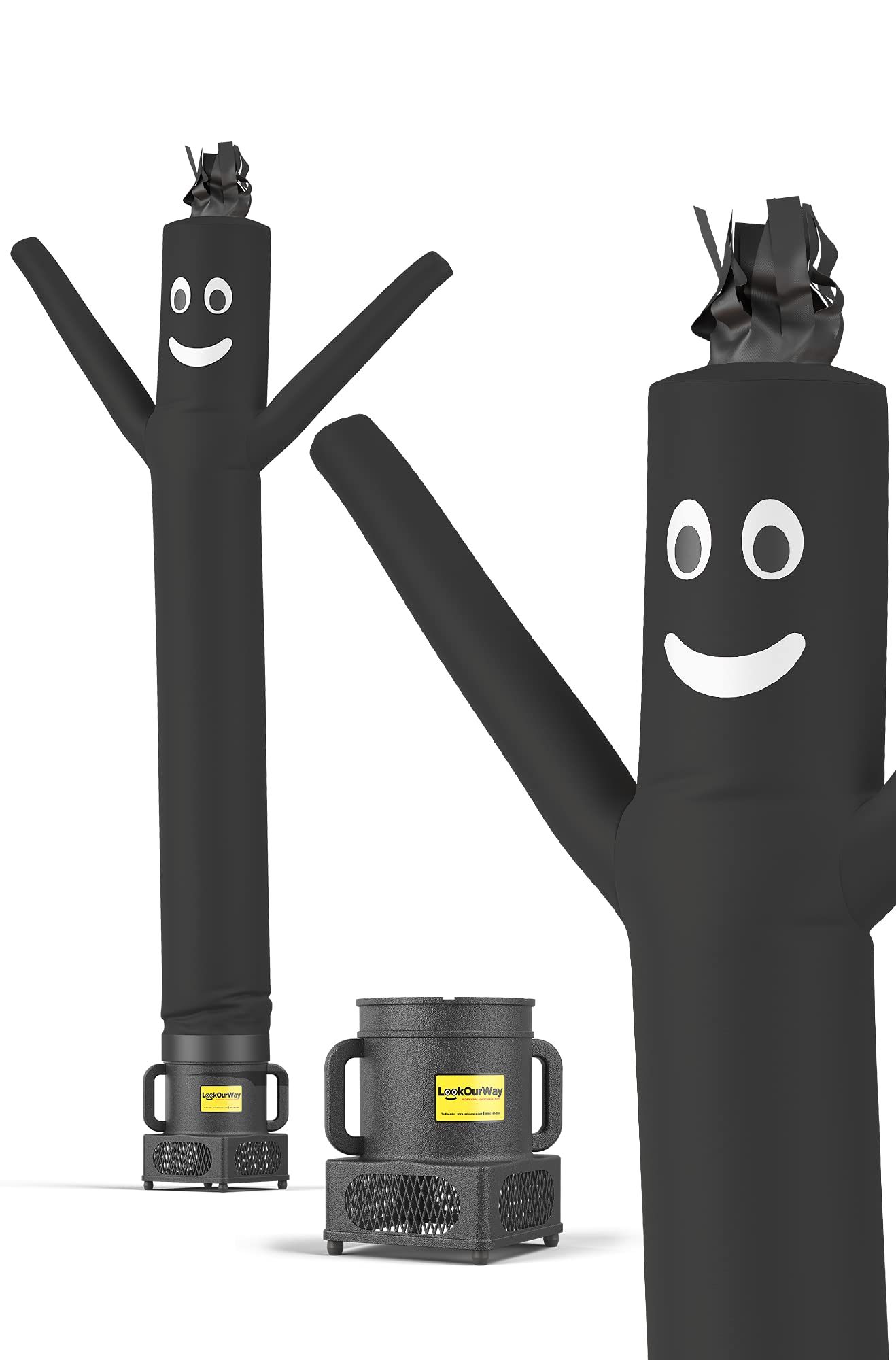 LookOurWay Air Dancers Inflatable Tube Man Set - 7ft Tall Wacky Waving Inflatable Dancing Tube Guy with Weather Resistant Blo