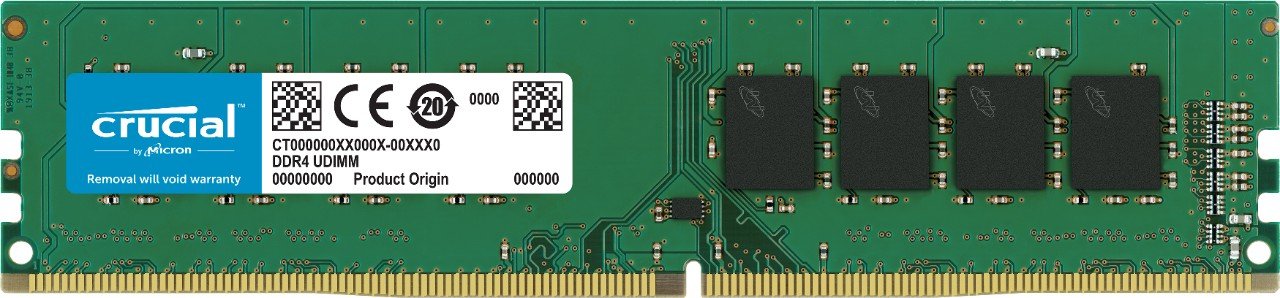 Crucial Micron製 DDR4 デスクPC用メモリー 16GB 2133MTs PC4-17000 CL15 288pin DR x8 Unbuffered DIMM CT1