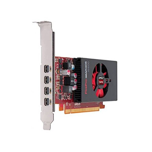 ATI AMD FirePro W4100 100-505979 ビデオカード 2GB GDDR5 Mini用ディスプレイポート4個 薄型 PCI-Express並行