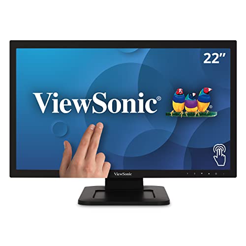 ViewSonic TD2210 22 1080p Single Point Resistive Touch Screen Monitor DVI VGA by ViewSonic並行輸入品