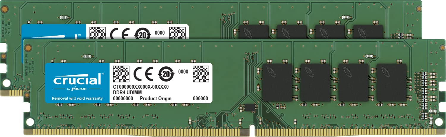 CrucialMicron製 デスクトップPC用メモリ PC4-21300DDR4-2666 16GB2枚 CL19 DRx8 288pin CT2K16G4DFD8266並行輸