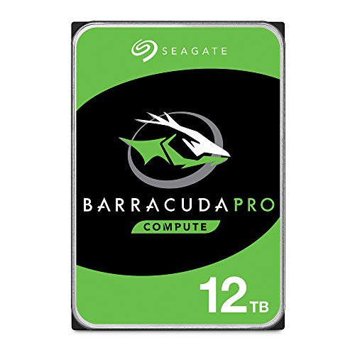 Seagate 12 TB BarraCuda Pro 3.5インチ内蔵ハードドライブ 2年間のレスキューデータ復旧7200 RPM25