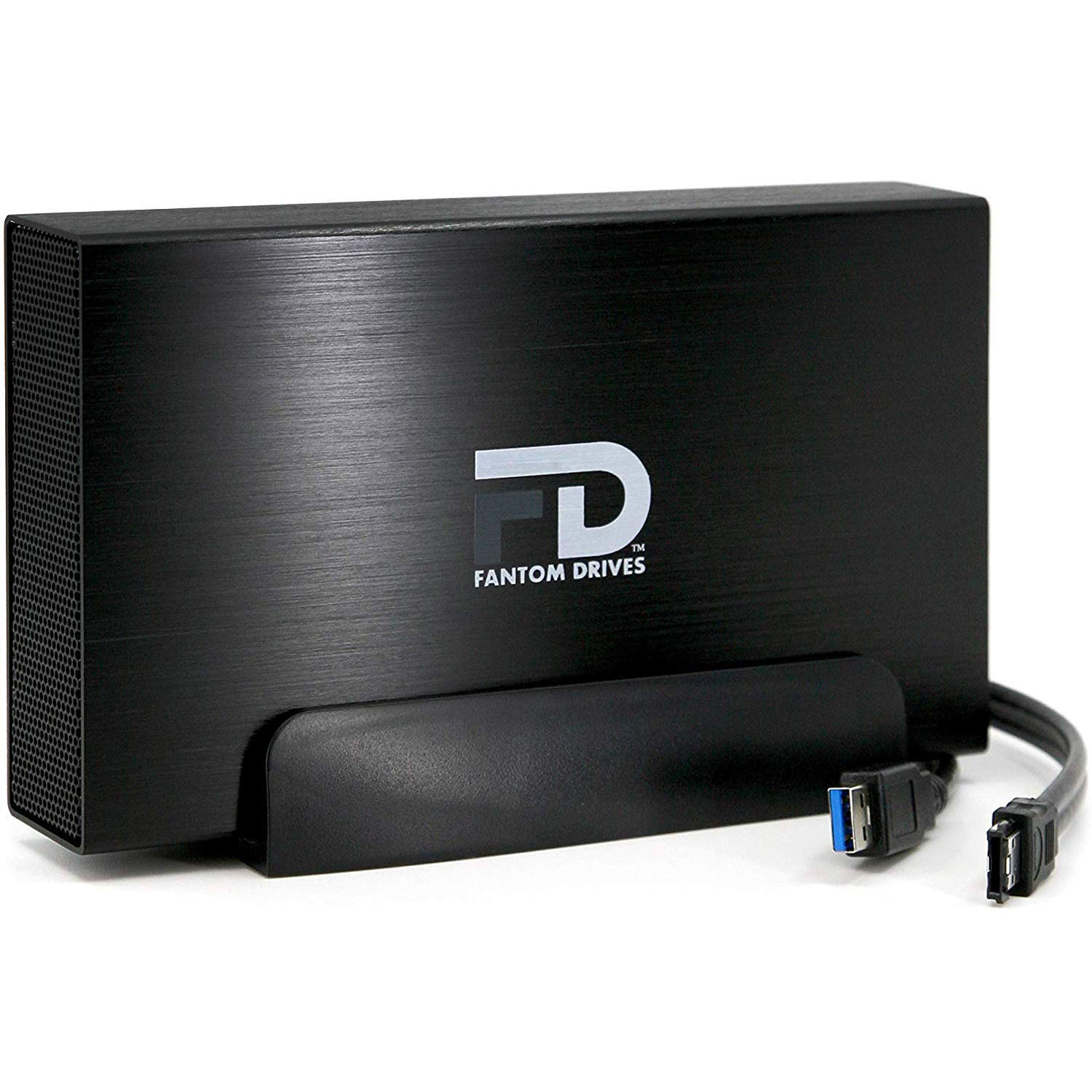 Fantom Drives 8TB DVR External Hard Drive Expander - USB 3.0 eSATA - Supports Directv HR34 HR44 HR54 HS17 Black DVR8KE