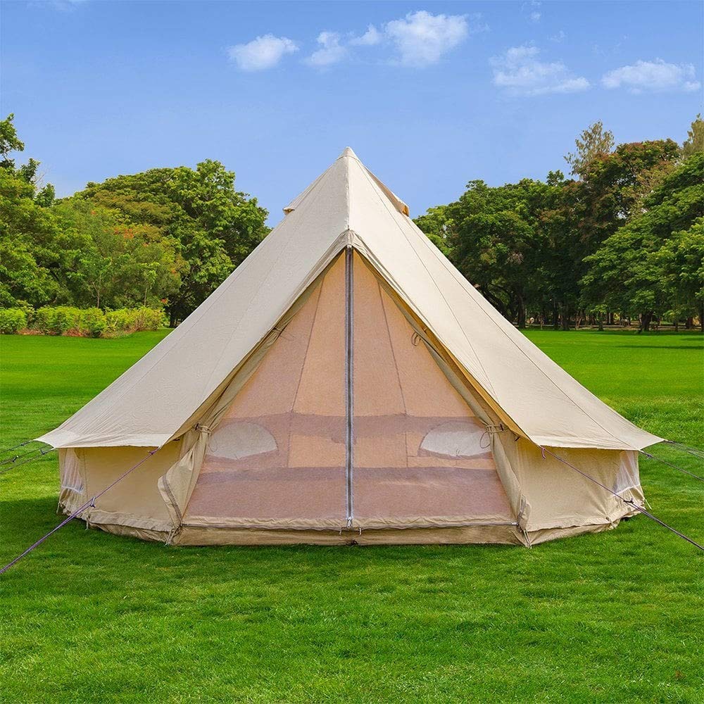 Outdoor Luxury Glamping Bell Tents for Boutique Camping and Occasional Family Camping Trips and Festivals and Human shelter f