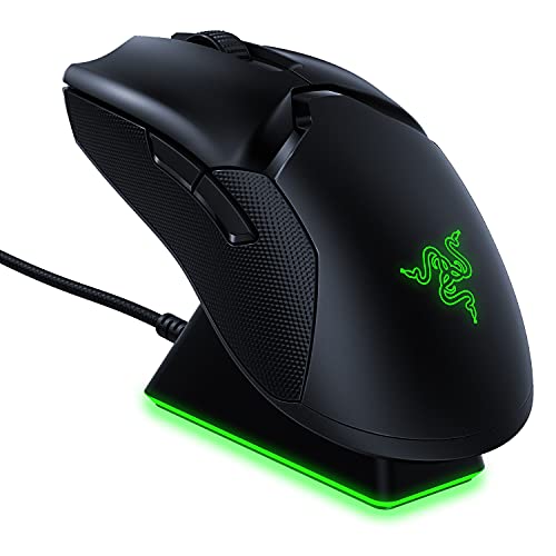 Razer Viper Ultimate Hyperspeed Lightweight Wireless Gaming Mouse RGB Charging Dock Fastest Gaming Mouse Switch - 20K DPI