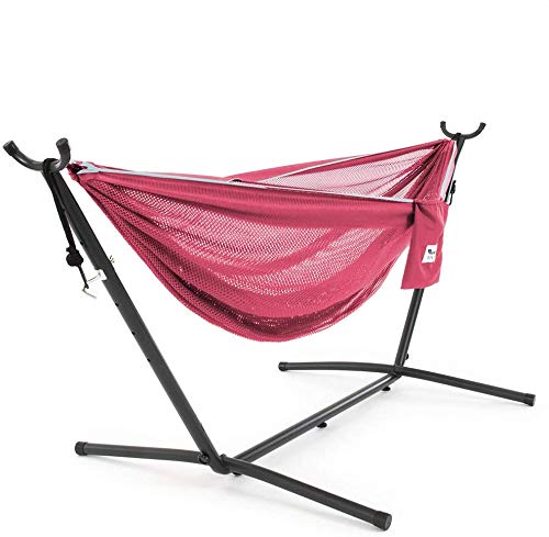 Vivere C9MESH-45 Hammock with Stand Rose and Celeste並行輸入品
