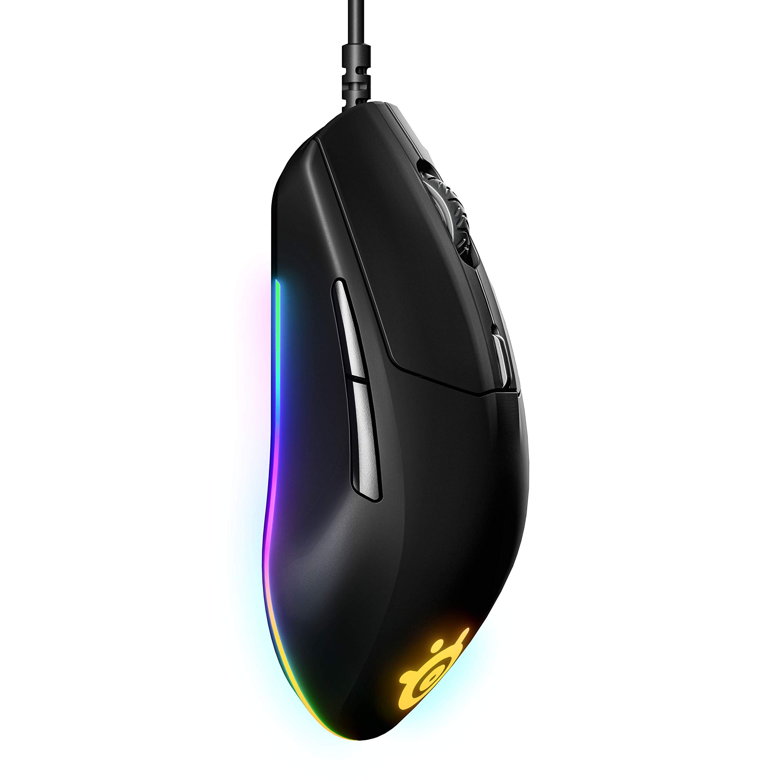 SteelSeries Rival 3 Gaming Mouse - 8500 CPI TrueMove Core Optical Sensor - 6 Programmable Buttons - Split Trigger Buttons -