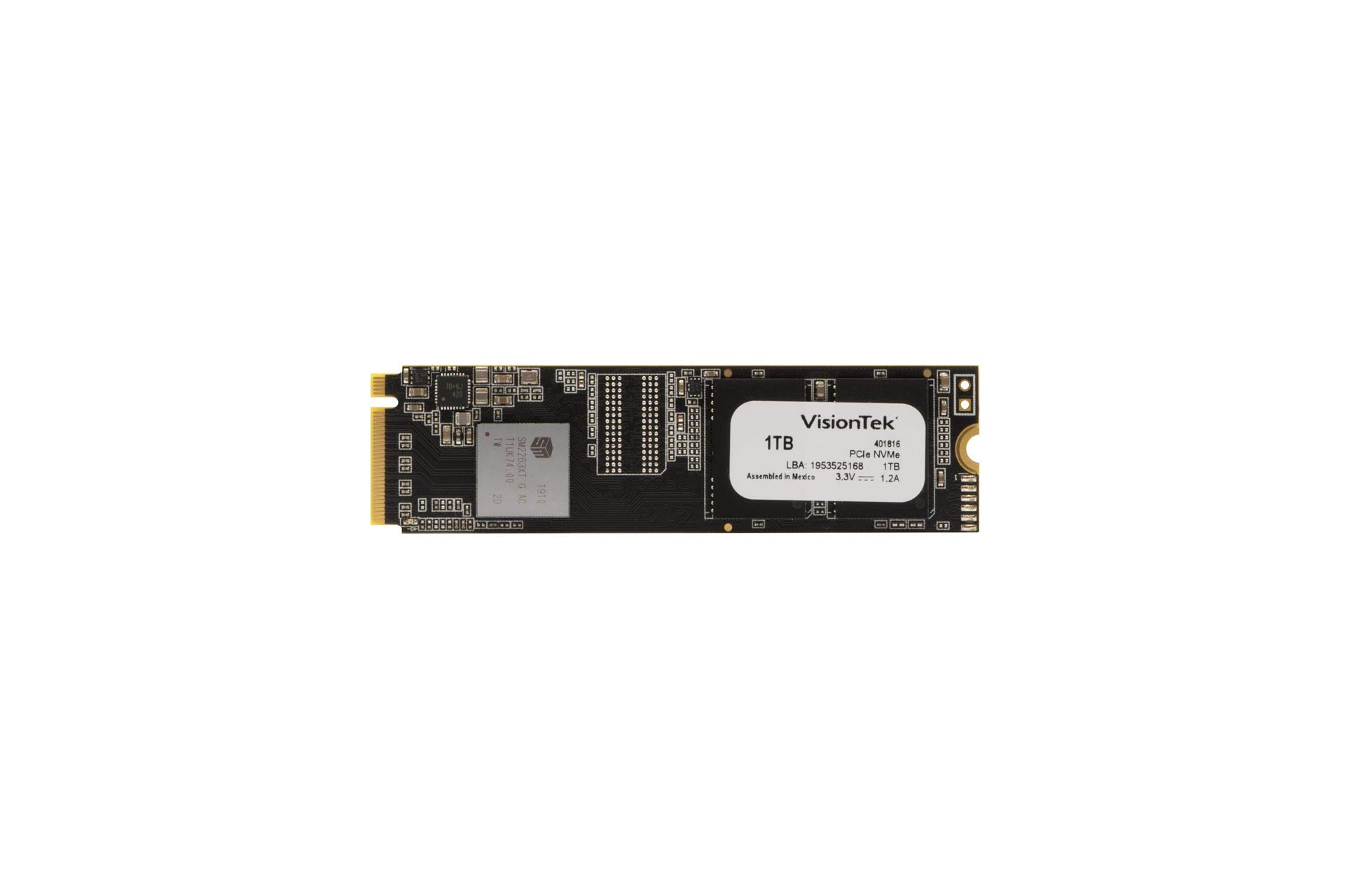 VisionTek 1TB PRO XMN M.2 NVMe Internal Solid State Drive with 3D NAND Technology for Desktop Computers Laptops and Mac Syst