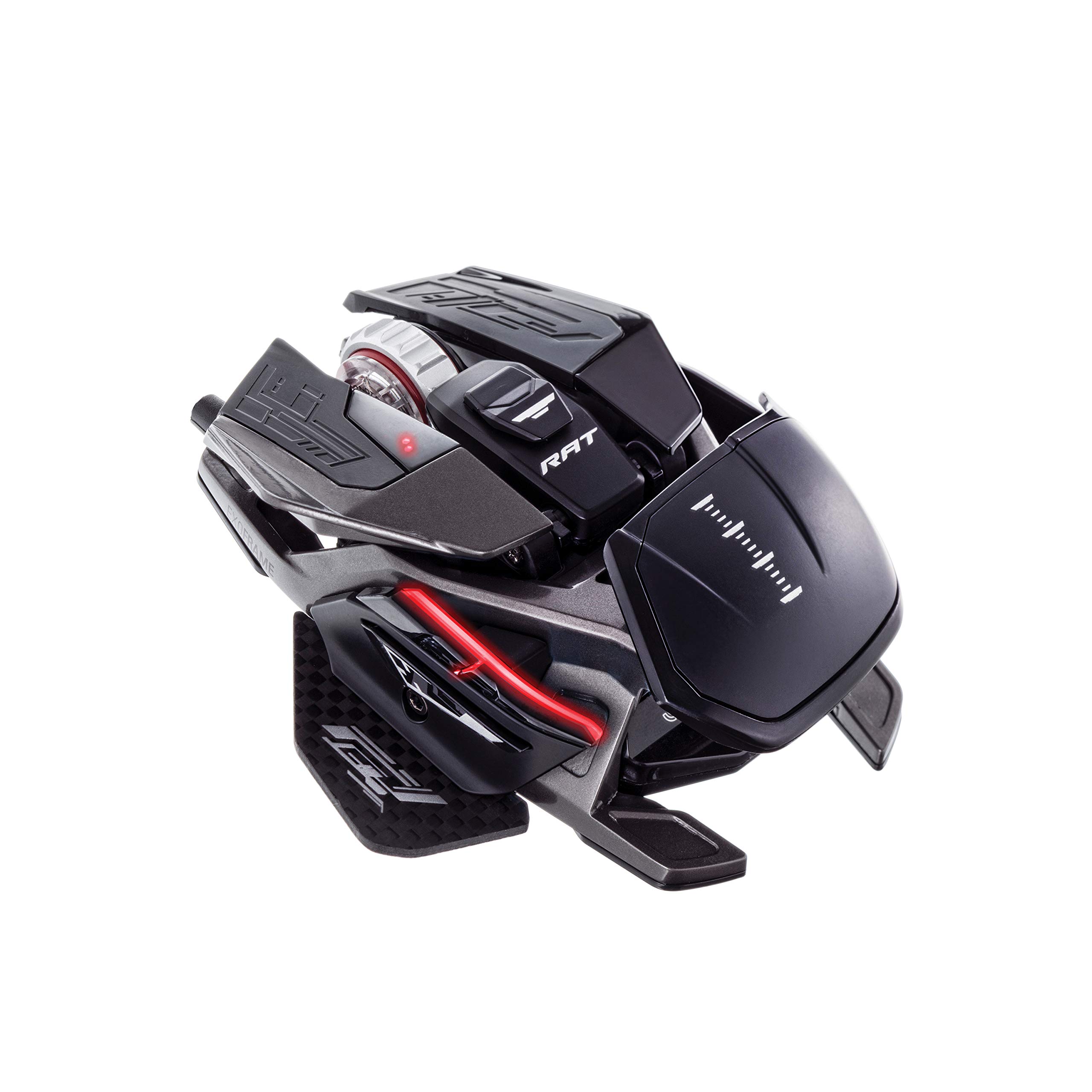 Mad Catz The Authentic R.A.T. PRO X3 wired Gaming Mouse - 16000DPI - 3 Scroll Wheel Ring Options With extra accessories -