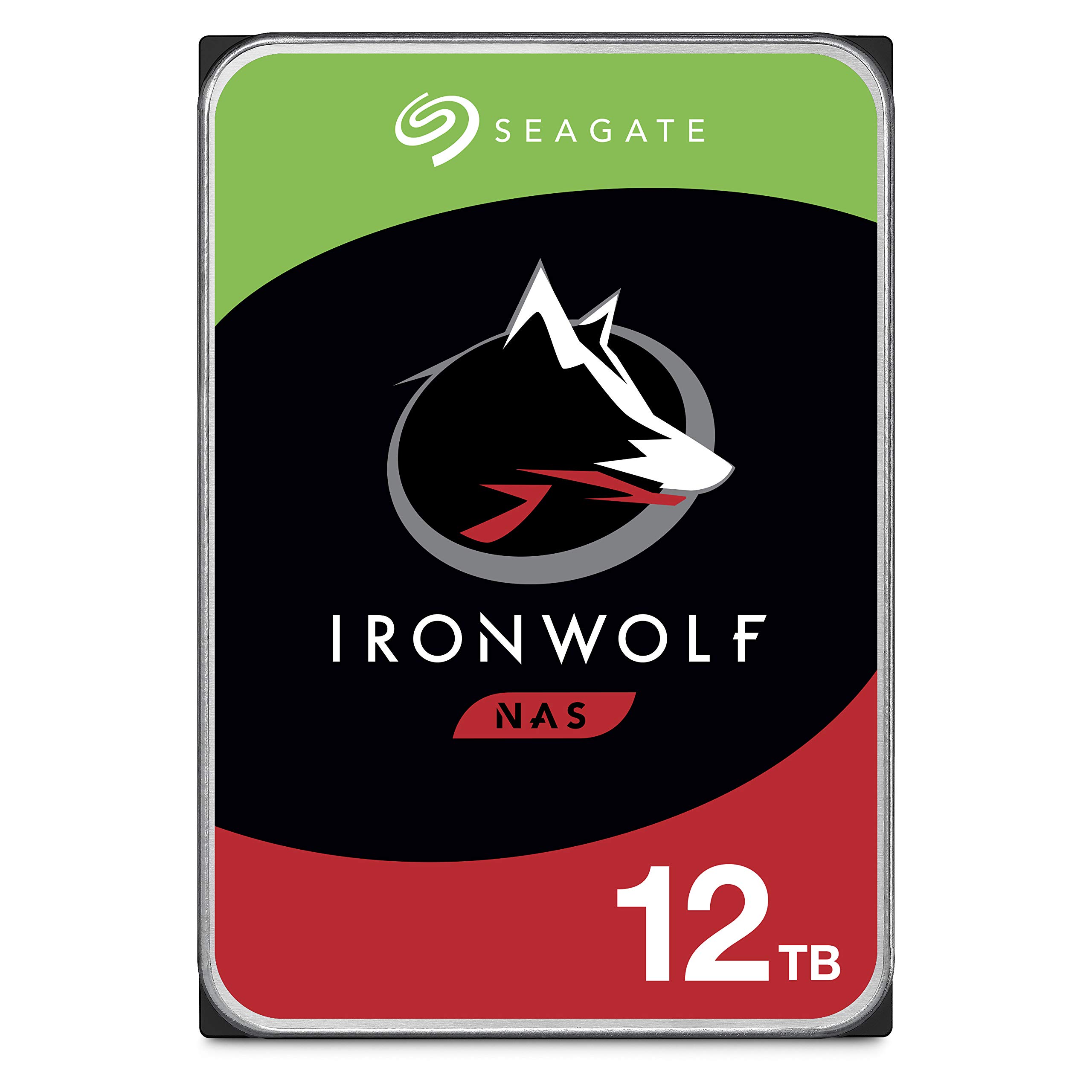 Seagate IronWolf 12TB NAS Internal Hard Drive HDD 3.5 Inch SATA 6Gbs 7200 RPM 256MB Cache for RAID Network Attached Stor