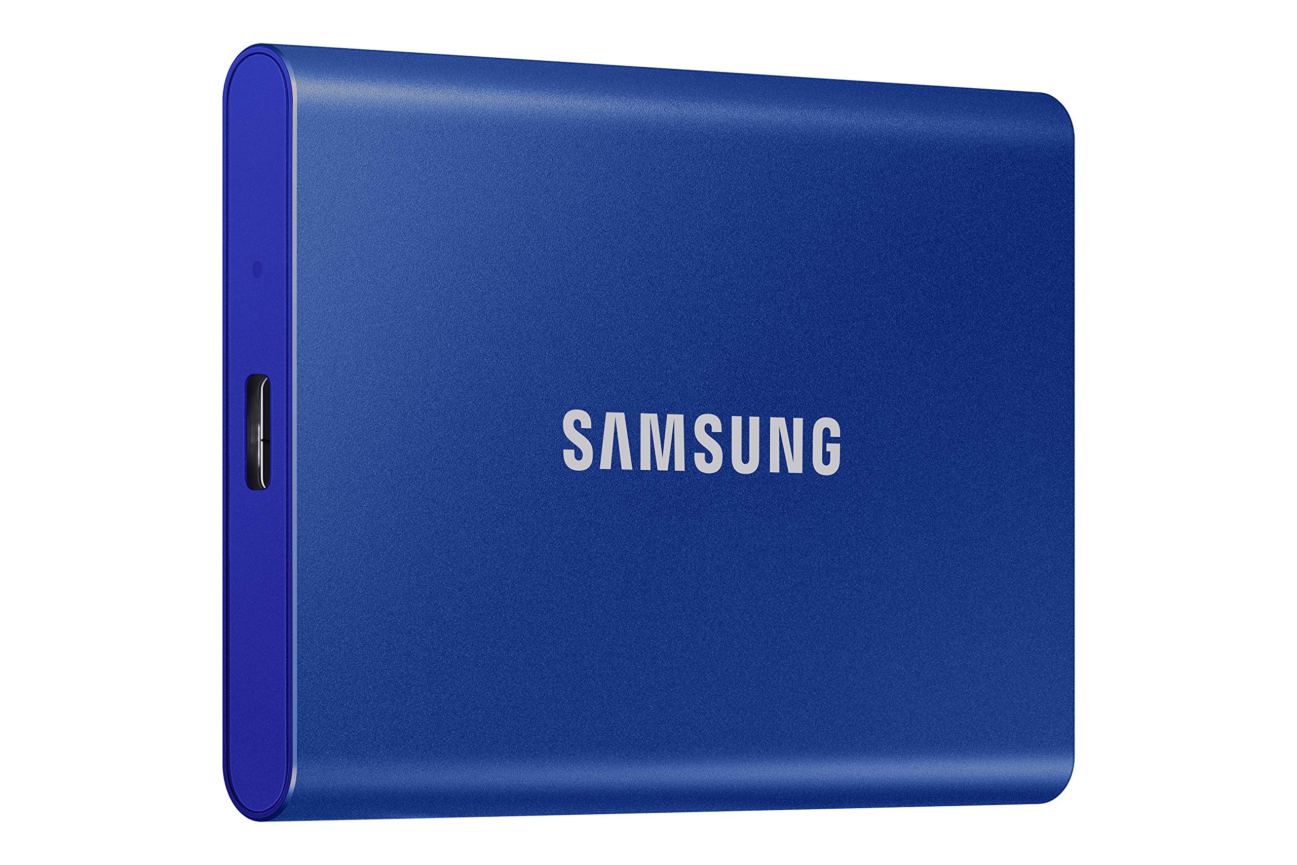 SAMSUNG T7 Portable SSD 500GB - Up to 1050MBs - USB 3.2 External Solid State Drive Blue MU-PC500HAM並行輸入品