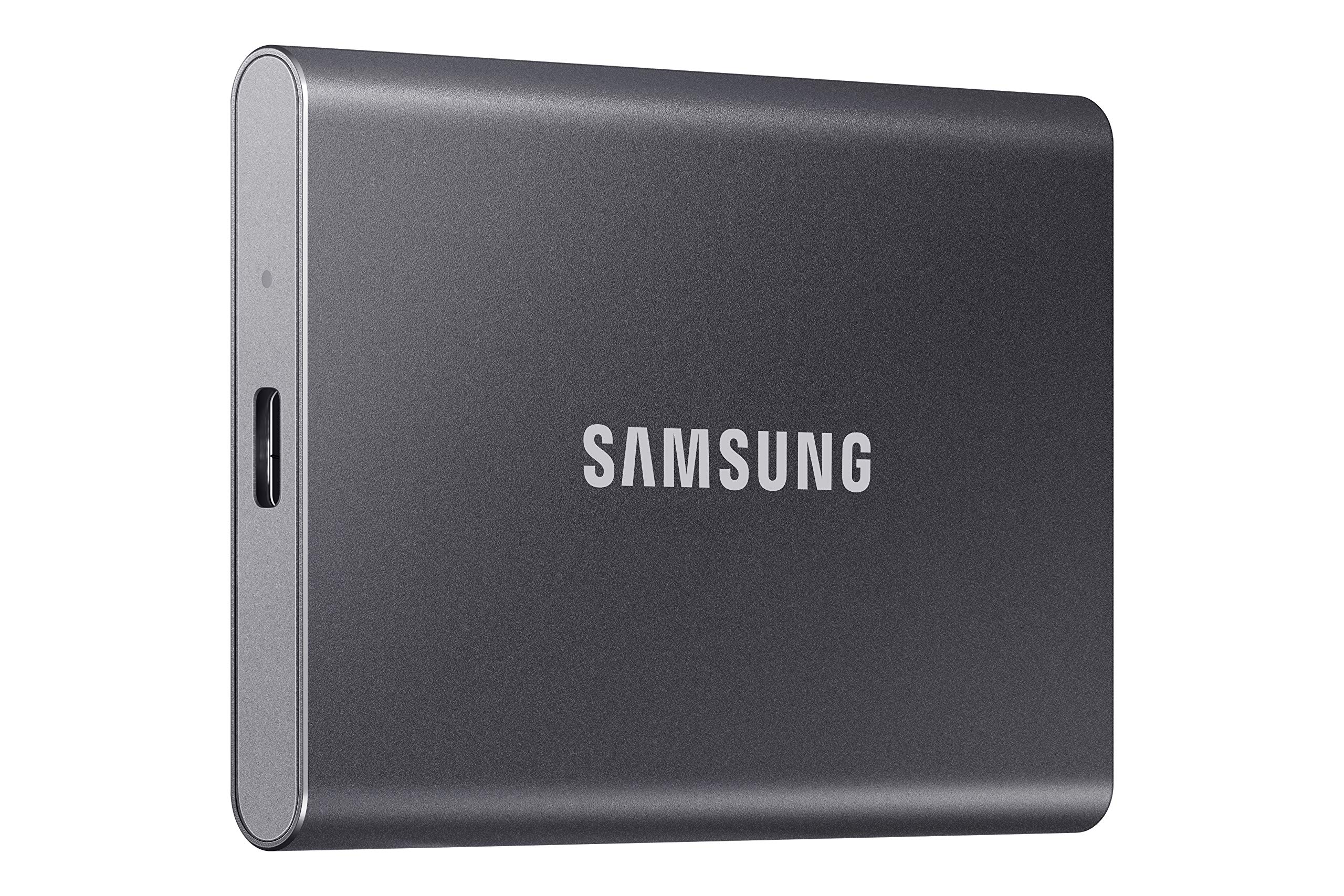 SAMSUNG サムスン T7 ポータブルSSD 500GB - 最大1050MB秒 - USB 3.2 外付け ソリッドステートドライ