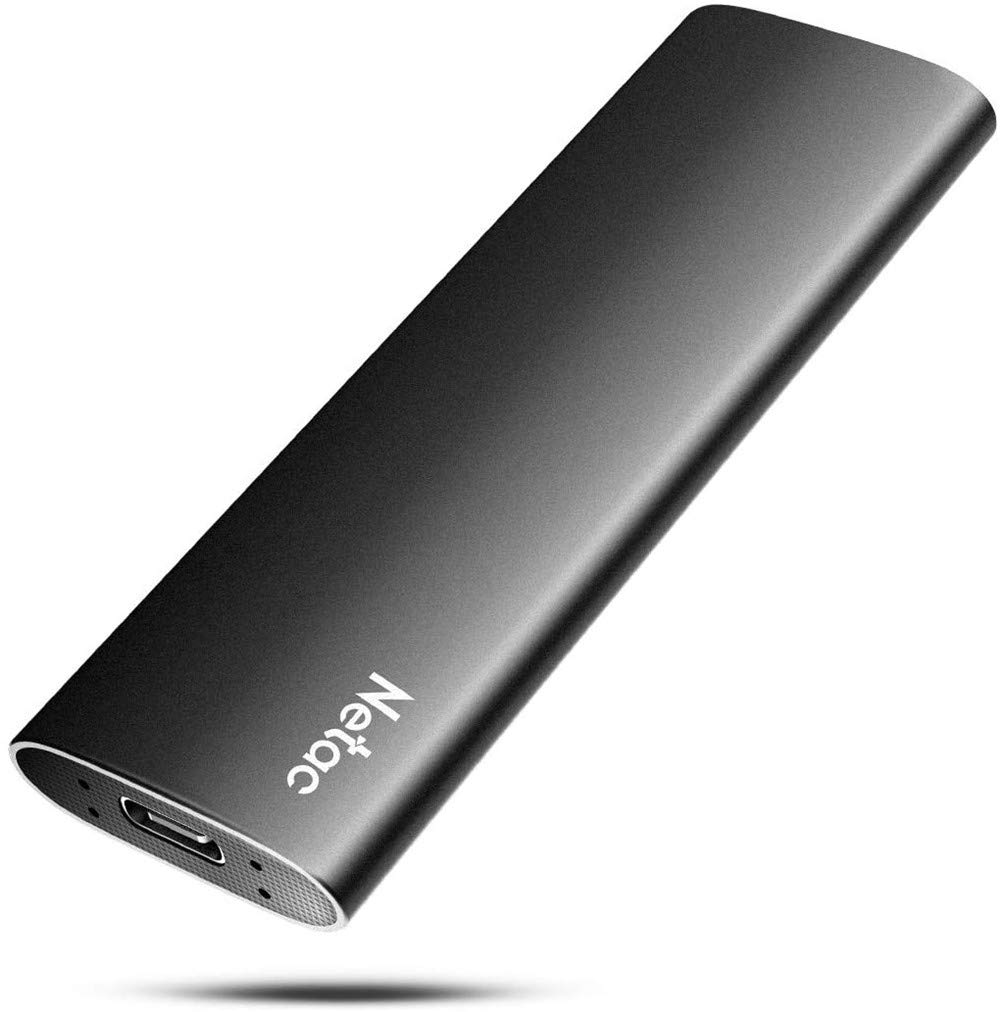 Netac ポータブル SSD 2TB Type C用 最大500MB秒 SATA SSD USB 3.2 Gen2 10Gbps 外付けソリッドステートドラ