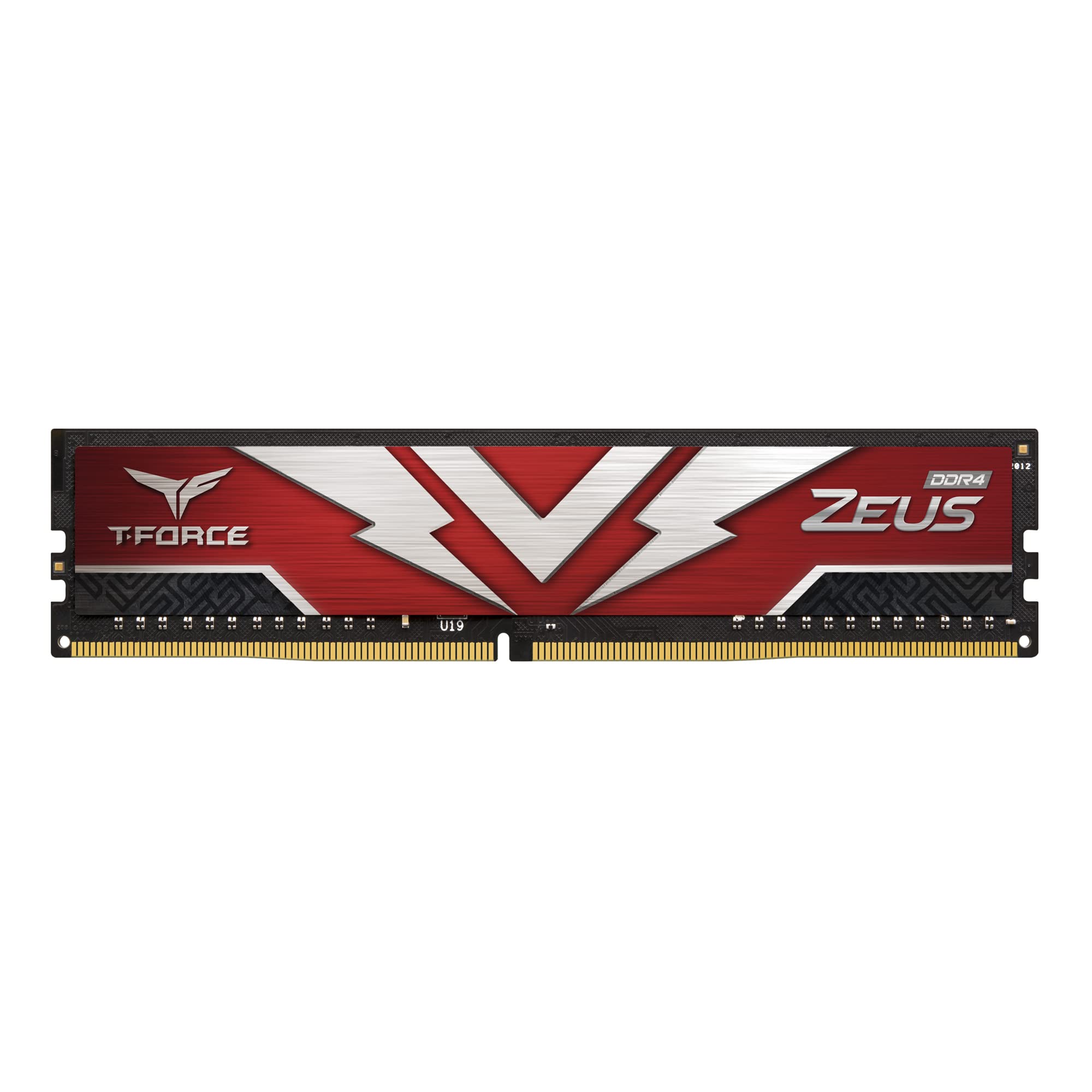 TEAMGROUP T-Force Zeus DDR4 32GB 2666MHz PC4 21300 CL19 デスクトップゲーム用メモリモジュール RAM - TTZD43