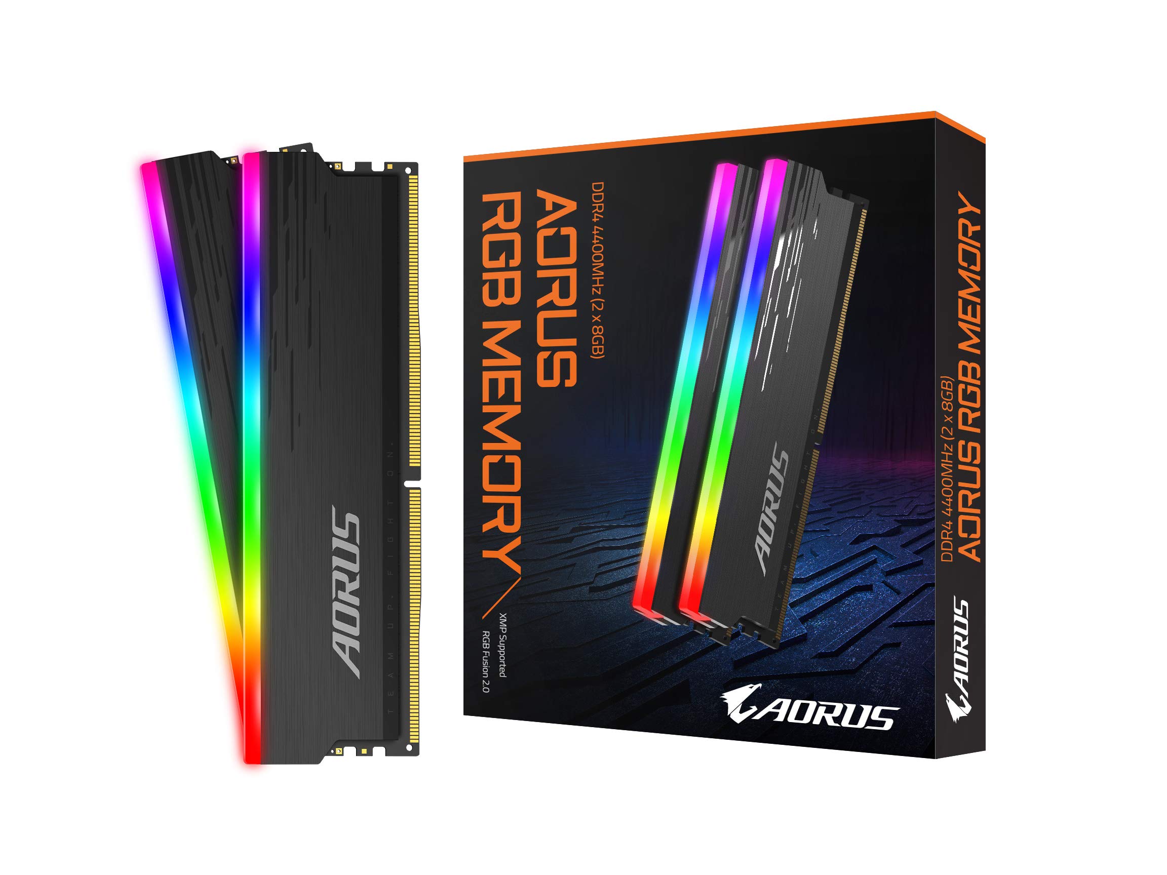 GIGABYTE AORUS RGB Memory 16GB 8GB x 2 DDR4-4400MHz デスクトップPC用 メモリ GP-ARS16G44 MM6018並行輸入品