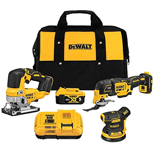 DEWALT 20V MAX Power Tool Combo Kit Cordless Woodworking 3-Tool Set with 5ah Battery and Charger DCK300P1並行輸入品