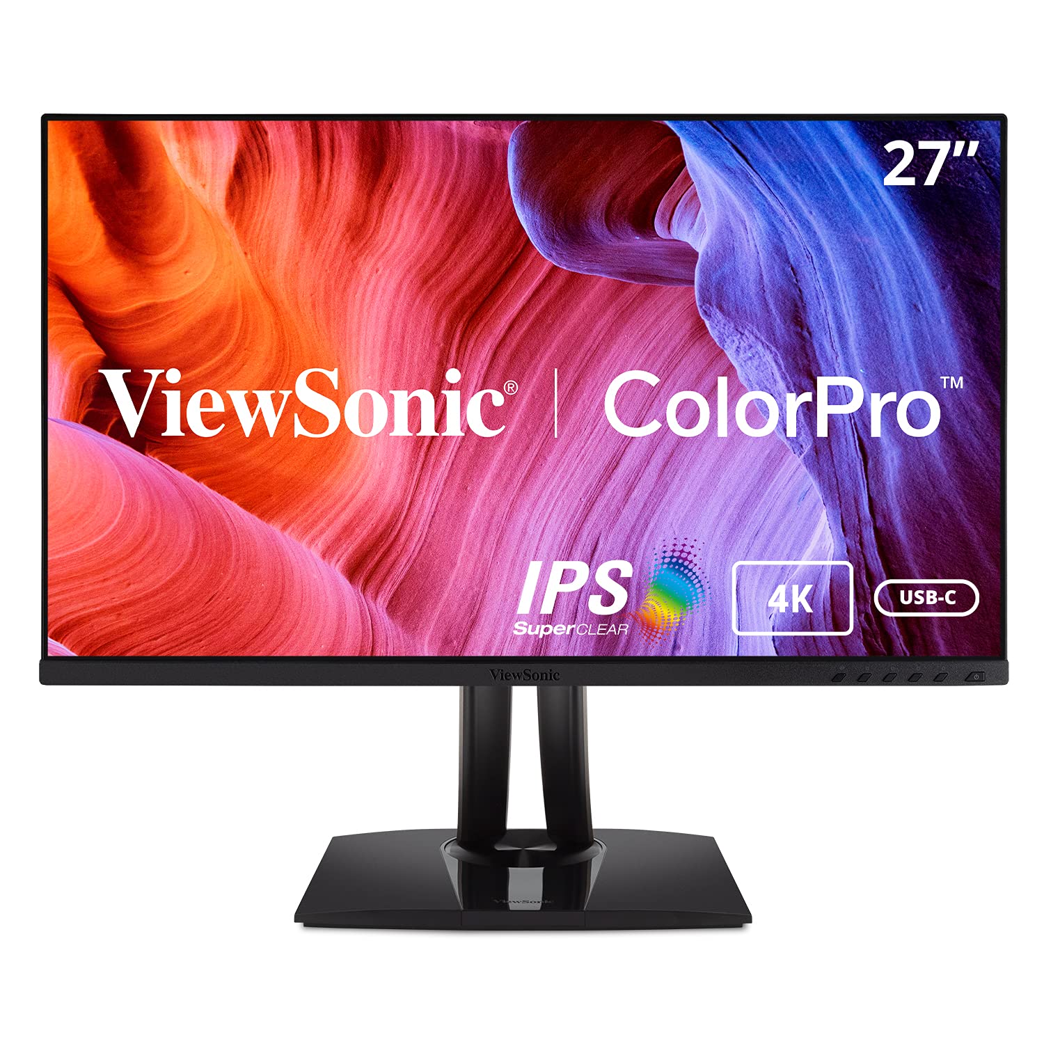 ViewSonic VP2756-4K 27 Inch Premium IPS 4K Ergonomic Monitor with Ultra-Thin Bezels Color Accuracy Pantone Validated HDMI