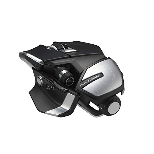 Mad Catz The R.A.T. DWS Dual Mode Wireless Gaming Mouse Bluetooth 5.0 and 2.4G Wireless -16000 DPI - 14 Programmable Buttons
