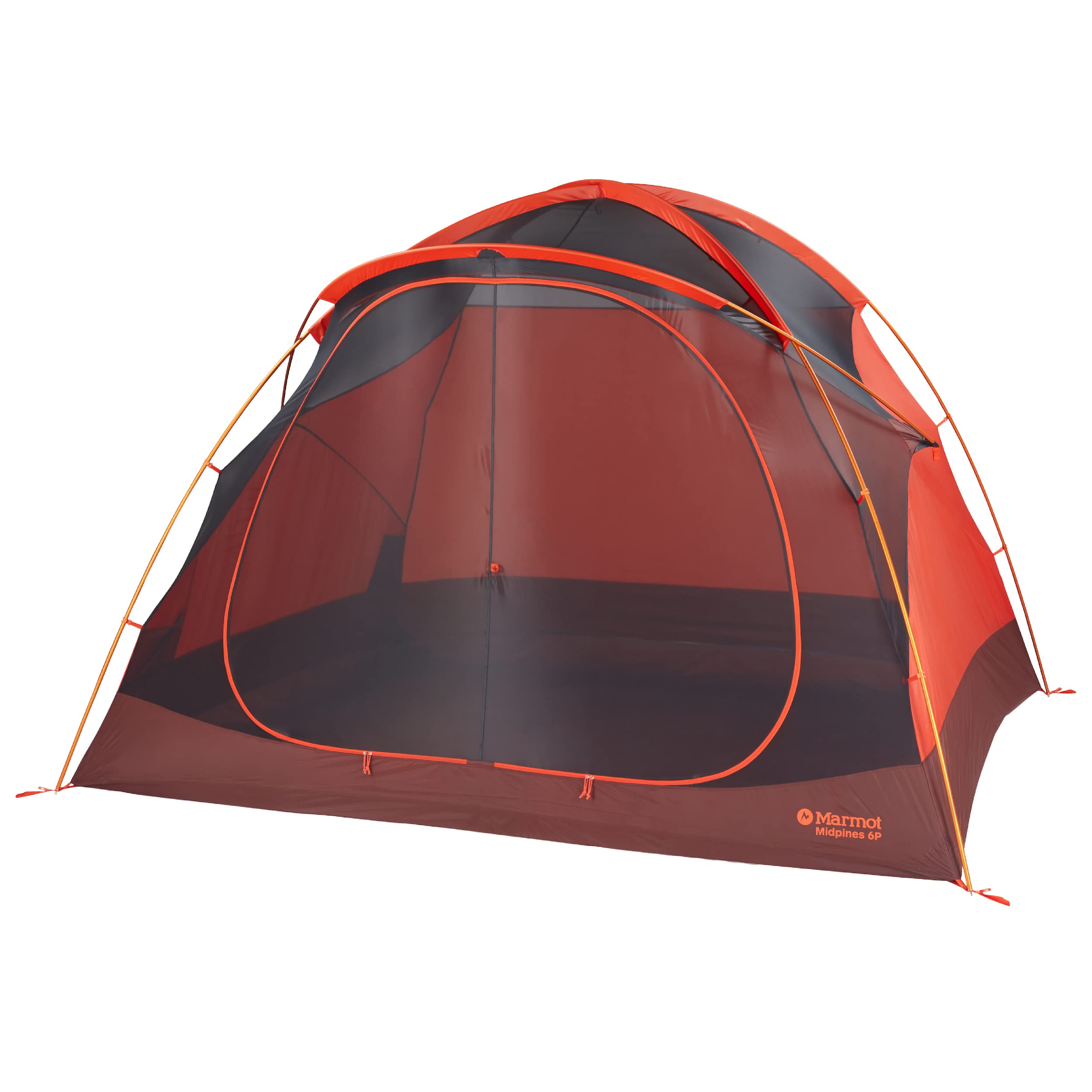 MARMOT Midpines 4-Person Tent Weather-resistant and Durable Red SunPicante並行輸入品