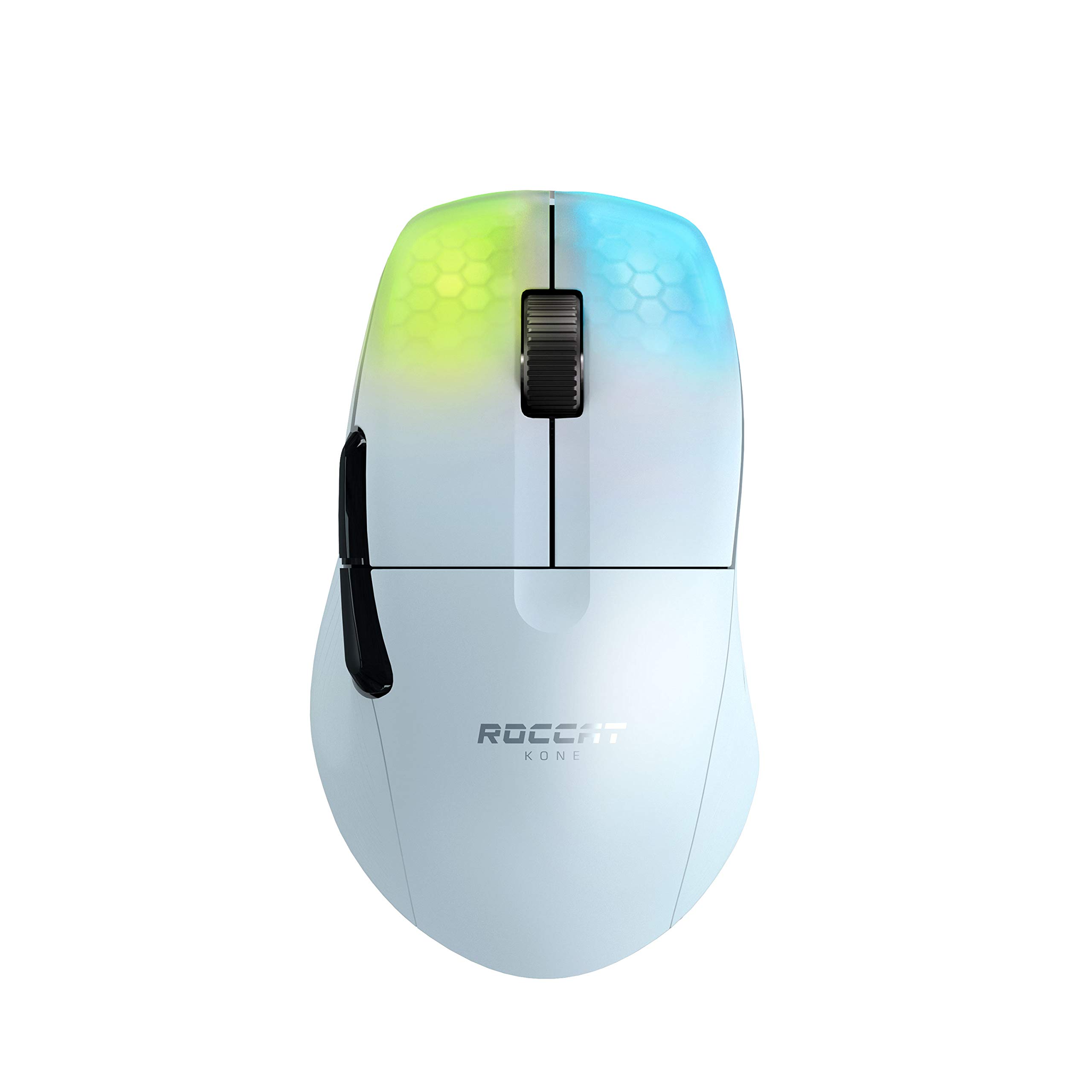 ROCCAT ゲーミングマウス Kone Pro Air ワイヤレス 2.4GHzBluetooth ホワイト白 光学式19Kオプティカ