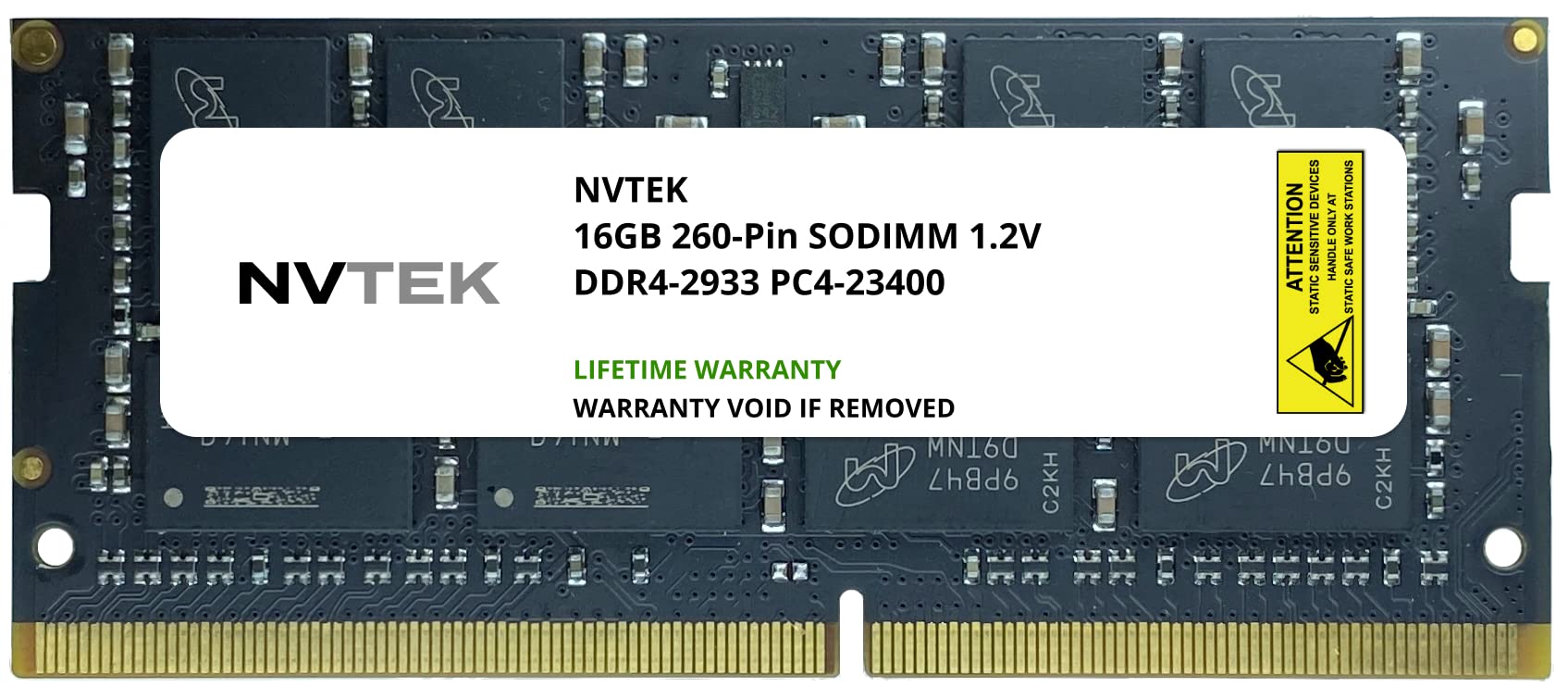 NVTEK 16GB DDR4-2933 PC4-23400 SODIMM ノートパソコン RAM メモリ アップグレード並行輸入品