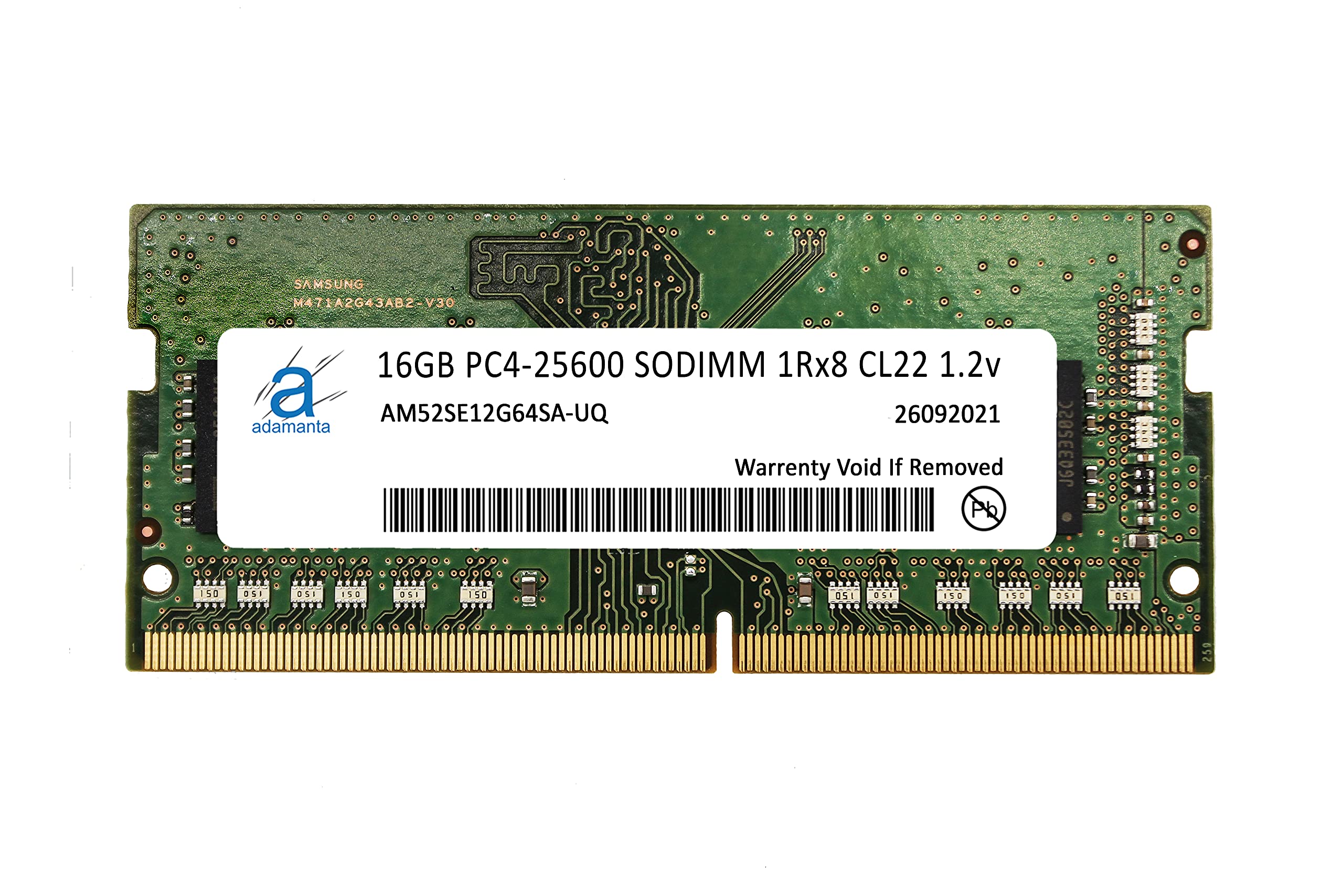 Adamanta 16GB 1x16GB HP PavilionEnvy x360 DDR4 3200MHz PC4-25600 SODIMM 1Rx8 CL22 1.2v ノートパソコン ノート