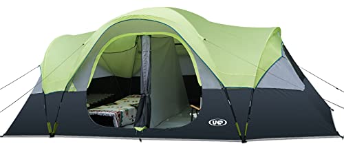 UNP キャンプテント 10人用 ファミリーテント 2ルームテント パーティー 音楽祭テント 大きい