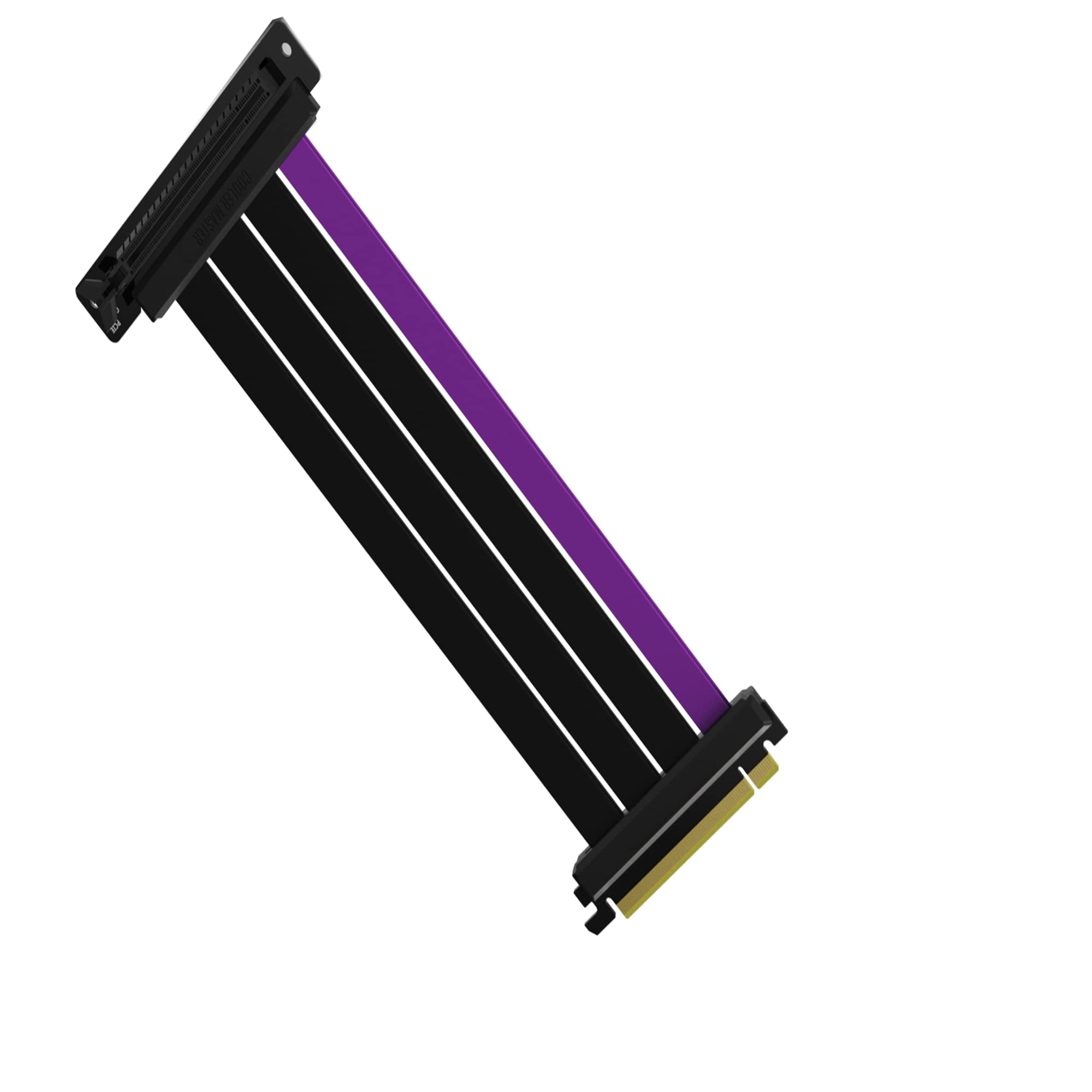 Cooler Master MasterAccessory Riser Cable PCIe 4.0 x16 200mm Black PCIe 4.0 Compatible EMI Shielded 30 AWG Protective ABS